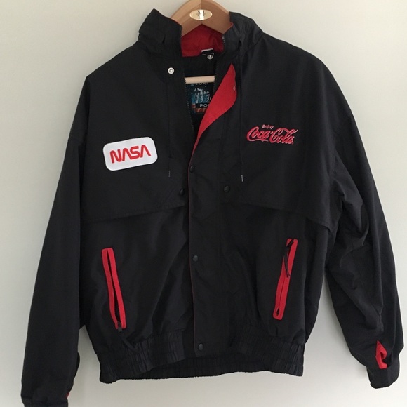 Turning Point Jackets & Blazers - Vintage Coca-Cola/ NASA windbreaker